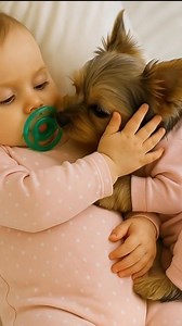 #fblifestyle The great love of tiny hearts 💕 A baby and a Yorkie, as if they met in the same dream... A friendship that grew in silence, two souls wrapped in peace. #ThePureFormOfLove #YorkieLove #BabyAndFriend #HeartToHeart #PhotographOfHappiness #trend2025 #SocialVibes2025 #dogrescue #animalrescue #dogsoftiktok #trenddog #cutepets #rainydays #doglover | Yorkshire Terrier