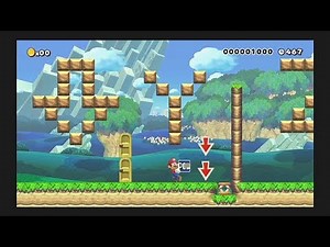 マリオメーカー自作の簡単なコース紹介