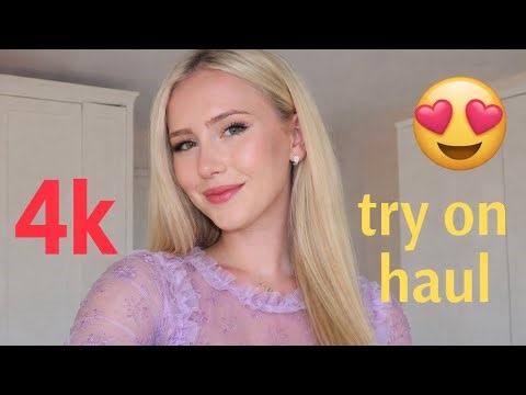 4K Fashion Micro Bikini Try-On Haul | Transparent Lingerie & See-through Dresses