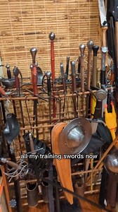 9.2K views · 393 reactions | My Sword Rack #sword #hema #fencing #martialarts | robinswords | Facebook