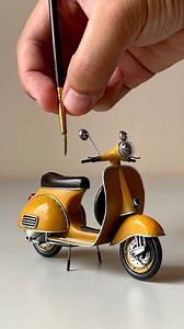 1.5M views · 38K reactions | Vintage Vespa Scooter  Realistic Miniature ASMR Build! Naubos brain cells ko rito!  This is one of my most detailed creations so far! Hope you enjoy watching! 珞珞 #dioramaph_request #dioramaph #dioramacreators #dioramaartist #dioramabuilder #diyprojects #dioramaart #diy #diycrafts #diyideas #miniatures #Vespa #Scooter #YellowVespa #Motorcycle #Vintage | Mark Sagum | Facebook