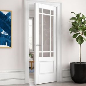 [Hot Item] High Quality Custom Solid Wood Entrance Slab Sliding Door Interior French Doors