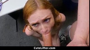 Scarlet Skies and Evie Rees Are Suspected of Shoplifting, and Loss Prevention Officer Calvin Hardy Is Determined to Catch Them in The Act - Cutelifter