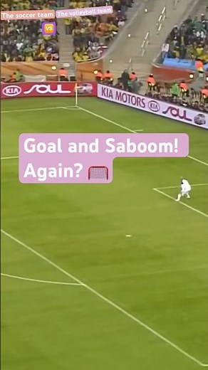 Goal And Saboom! Again? 🥅 #highlights #team #game #soccer #volleyball #sports