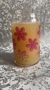 Pink Flower Cold Colour Changing Glass Can, Gift Her Her, Gift for Him, Eco Friendly Glass, Can Shapes Glass, 16oz Glass - Etsy Australia