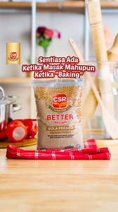 Gula CSR Better Brown kami bukan sahaja sesuai untuk masakan seisi keluarga, tapi sesuai juga untuk pembuatan kek 😍 Jangan lupa untuk lengkapkan hari anda bersama Gula CSR Better Brown kami. #ConsumeSugarResponsibly #CSRPilihanTanpaRagu | CSR Teman Sajian