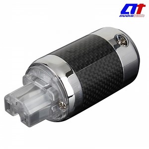 [Hot Item] Hi-Fi Rhodium Plated Us AC Power Socket Carbon Fiber
