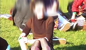 spring upskirt in paris, france