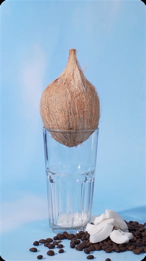 Plant Milk Frappe - Coconut Smooth as jazz on a midnight drive 🚗, Coconut-kissed 🌴, fresh and alive ✨ A sip so quiet, a glass of time ☕, CCD’s touch, a coffee rhyme. Ready to sip and relax? #ccd #cafecoffeeday #summer | Cafe Coffee Day