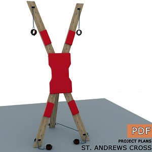 Portable BDSM Wooden Padded St Andrews Cross Plans - Digital Download Only - Etsy