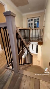 The lads over at @smartrefurbishments have created this beautiful looking staircase with one of our bestselling ranges - our robust metal spindles. Available in a variety of patterns and with or without brackets to create a safe and stylish essential addition to your home. #blackcountrymetalworks #spindles #stairspindles #homerenovation | Black Country Metal Works