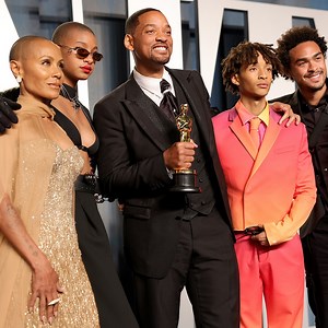 See Will Smith’s Kids Support Their Dad at Vanity Fair Party After Chris Rock Incident
