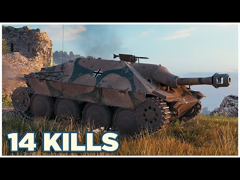 Jagdpanzer 38(t) Hetzer • 14 KILLS • World of Tanks