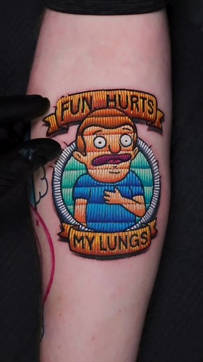 Unique Bob's Burgers and Otto Simpsons Tattoo Ideas