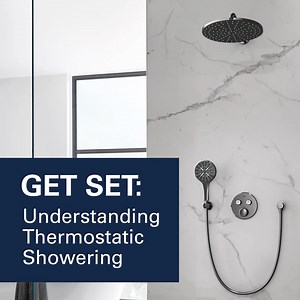 Take your shower space to the next level with GROHE Thermostatic shower systems and trims. With more precise temperature control, thermostatic showering gives you that perfect shower, every time. Learn about the benefits in choosing a thermostatic shower for your next bathroom upgrade. https://www.grohe.ca/bathroom/design-trends/get-set-understanding-thermostatic-showering | GROHE Canada | Facebook