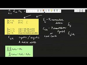 L15 Kronecker delta and Permutation Symbol