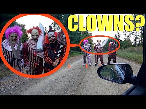 if you ever see this while driving, do not try to pass them! Lock your doors and drive away FAST!!