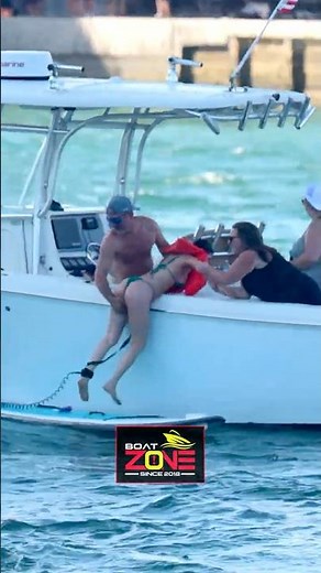 He threw her up like a fish 😂