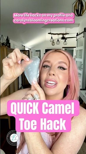 Quick Life Hack for Camel Toe #fashionhacks
