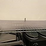 RESILIA Shelf Liner Set for Wire Shelving Units – 5 Pack, 18 Inches x 36 Inches, Clear Swirl Spiral Pattern, Anti-Slip, Heavy Duty, Made in The USA, for Kitchen, Bathroom, Garage Storage, Made in USA