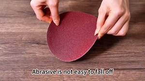 HARFINGTON 200 Pcs 2 Inch Sanding Disc 36/40/60/100 Grit Hook and Loop Sandpaper Random Orbital Sander Pads for Woodworking Automotive Metal Polishing, Red