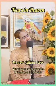 27K views · 1.1K reactions | Tears In Heaven- Brewbee Official Cover with lyrics-There'll be no more tears in heaven. #brewbee #lovesong | Brewbee Official | Facebook