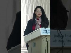 Chaired the session at IIAS Shimla