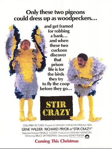 Stir Crazy (1980) His first and best comedy pairing with Richard Pryor. 🚔 Two innocent men end up in p*****—chaos ensues. 😂 Directed by Sidney Poitier. | Classic Film
