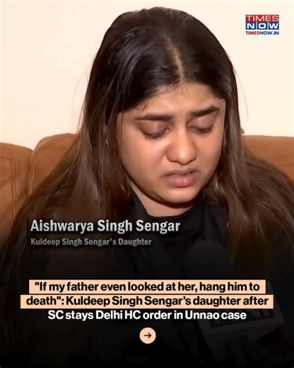 The Supreme Court on Monday stayed the Delhi High Court’s order that had suspended the life sentence of expelled BJP MLA Kuldeep Singh Sengar in the 2017 Unnao rape case. The decision drew mixed reactions, with the survivor calling it justice, her lawyer saying it offers only temporary relief, and Sengar’s daughter asserting her father’s innocence. #TimesNow #TimesNowNews | TIMES NOW