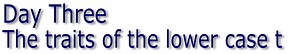 Day 3 - The Traits of the Lower Case t – Handwriting University: Learn Handwriting Analysis and Graphology.