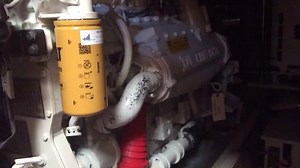 Pencil zinc replacement on a Caterpillar Diesel. Both the air cooler from the turbocharger and heat exchanger for the engine coolant. The sea cocks were stiff so we plugged the threaded holes to leave the boat and purchase replacements. Come to our Boat Systems seminars - www.CaptainChrisShipStore.com - Ask Captain Chris 772-205-1859. | Ask Captain Chris