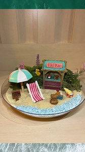 Beach Fairy Garden Dollar Tree DIY #dollartreediy #fairygarden | Crafty Beach
