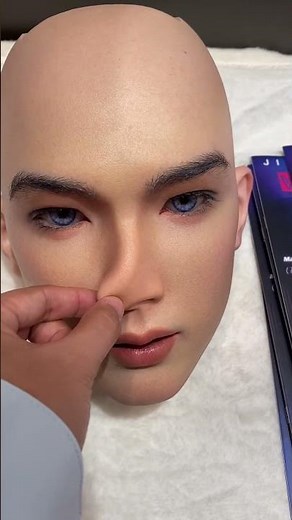 AI Male Sex Doll | Smart Interactive Silicone Head with Built-in AI Module