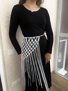 Belt Scarf Woven Macrame - Etsy Canada