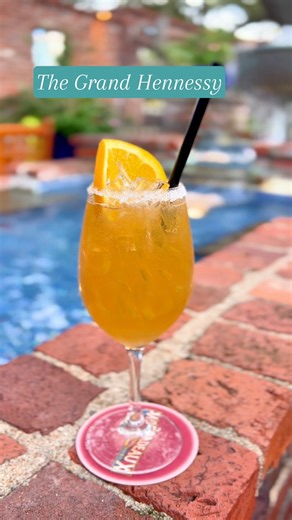 A weekend toast to grand moments! Indulge with The Grand Hennessy this weekend, crafted with Hennessy V.S, Grand Marnier, lemon & orange juices, and finished with a splash of Moscato d’Asti. #thegrandhennessy #weekendsips #pappadeaux | Pappadeaux Seafood Kitchen