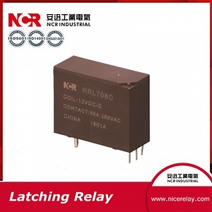 [Hot Item] Reliable 50A Latching Relay Nrl708c-24VDC for PCB Applications