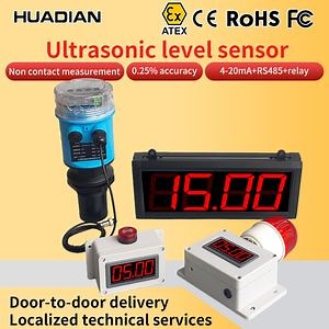 [Hot Item] Ultrasonic Level Sensor Ultrasonic Level Transmitter Sensor Level Water Tank Level Indicator Ultrasonic Level Gauge Fixed Liquid Level Gauge