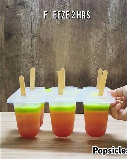 Rainbow Fruit Popsicles Recipe | Icecream| #popsicles #rainbowpopsicles #summer2025 #icecream