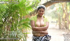 barsha shows big boobs saree