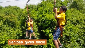 Sentosa gives back with its community outreach programme, Sentosa Gives. Find out how much fun the children from voluntary welfare organisations had during the March holidays! Attractions Sponsors: Mega Adventure - Singapore, Skyline Luge Sentosa, Singapore Cable Car Sentosa 4D AdventureLand AJ Hackett Sentosa Butterfly Park and Insect Kingdom Gogreen Holdings iFly Singapore KidZania Singapore Madame Tussauds Singapore Royal Albatross Resorts World Sentosa Sentosa Golf Club Tiger Sky Tower Wave 