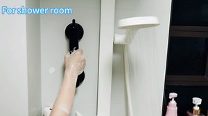 2 Pack Grab Bars for Bathtubs and Showers, 11 Inch Bathroom Safety Grip No Drilling & Waterproof, 230lbs Heavy Duty Shower Handle Removable Bath Handrails for Seniors and Elderly, Black