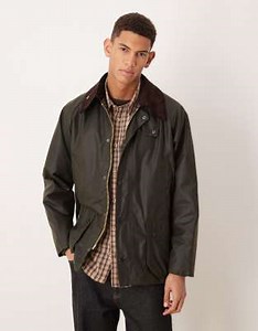 Barbour Bedale wax jacket in archive olive green | ASOS