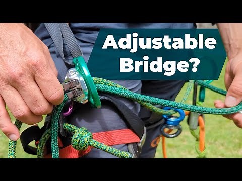Adjustable Bridges Make Tree Climbing Easier - DMM Kinisi Max Saddle at Sherrilltree