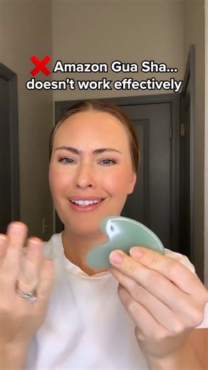 It’s easy to go to Amazon and buy the cheapest Gua Sha or fill in the blank wellness tool— But will it actually help you in all the ways you need and is it quality? Our Custom Millie Gua Sha will hug your face and offer angles that are perfect for your ✨Jawline ✨Double Chin area ✨Around your eyes 🎉And as shown here, with fine lines and wrinkles with our tooth comb! This is by face one of our favorite features on on our custom Gua Sha! | Beauty of Millie