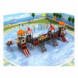 [Hot Item] Water Slide Amusement Park Plastic Outdoor Playground