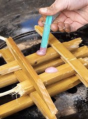 Homemade fire starter made of polystyrene 🔥