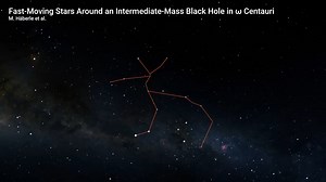 Zoom into Omega Centauri to Newly-discovered Medium-mass Black Hole FriendsofNASA.org: Omega Centauri is a spectacular collection of about ten million stars, visible as a smudge in the night sky from Southern latitudes. Through a small telescope, it looks no different from other so-called globular clusters: a spherical collection of stars, so dense towards the center that it becomes impossible to distinguish individual stars. However, a new study, led by Maximilian Häberle (Max Planck Institute 