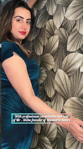 Sanjjanaa G / sanjana galrani on Instagram: "Like you know I am very passionate about upgrading the interiors of my home .. it was so difficult for me to find the right kind of wallpapers at the right price … after scouting around the whole town I found the best collection at @mandarin_decors .. I had a wonderful experience working with them. We started installation of my wall at 2 PM as I had a busy morning .. and there team was so dedicated and hard-working that we continue to work till 3 AM u