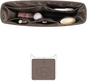 Amazon.com: KINGS IN BAG Evelyne 33 GM Insert, Purse Organizer Insert Compatible with Hermes Evelyne Bags, Silky Bag Insert Organizer with Multiple Pockets (Etoupe grey, 33 GM) : Clothing, Shoes & Jewelry