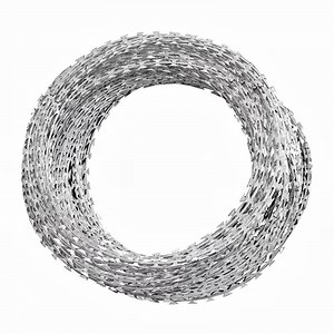 [Hot Item] Galvanized Concertina Razor Barbed Tape Wire / Razor Blade Wire